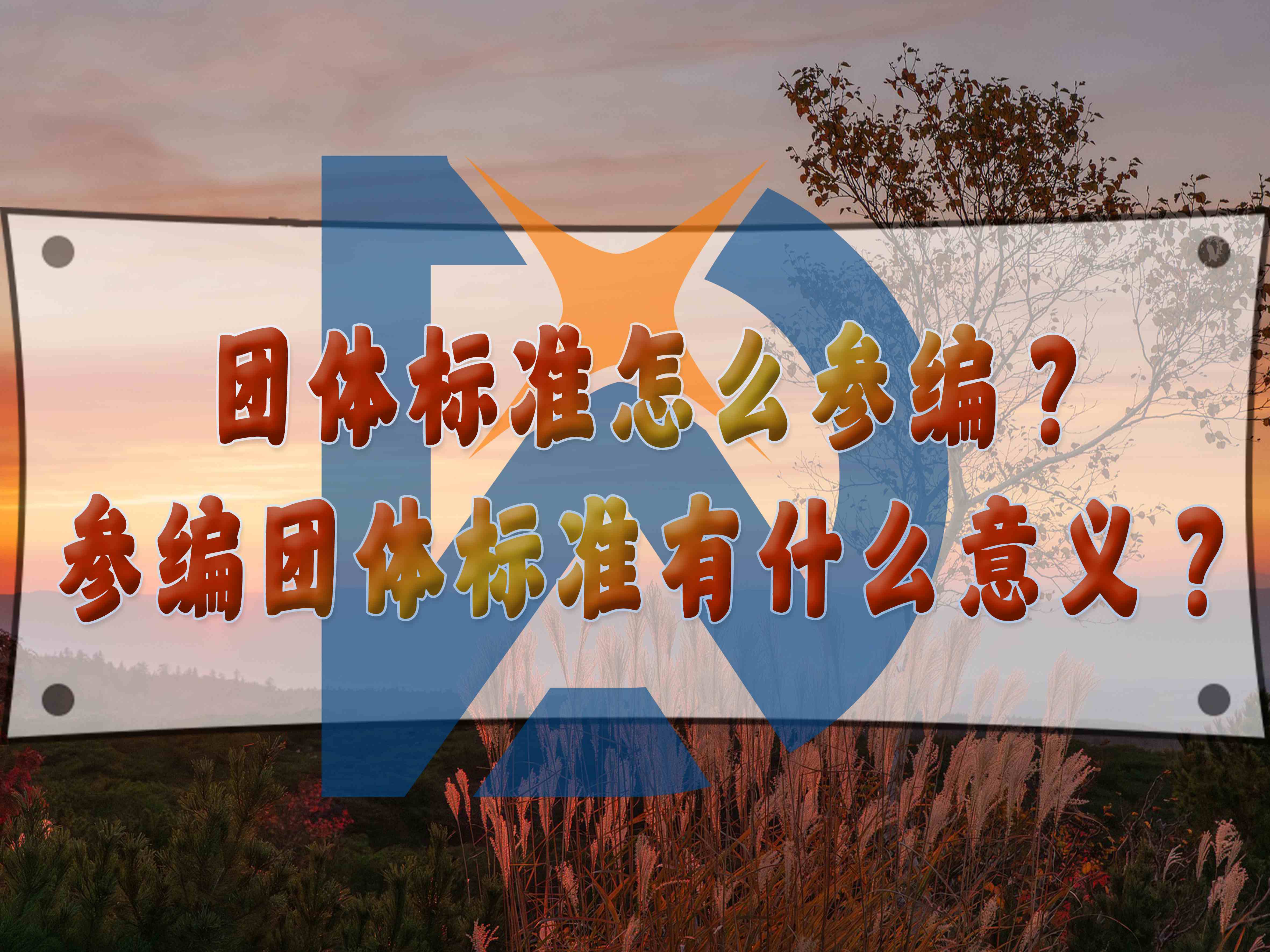 團(tuán)體標(biāo)準(zhǔn)怎么參編？參編團(tuán)體標(biāo)準(zhǔn)有什么意義？