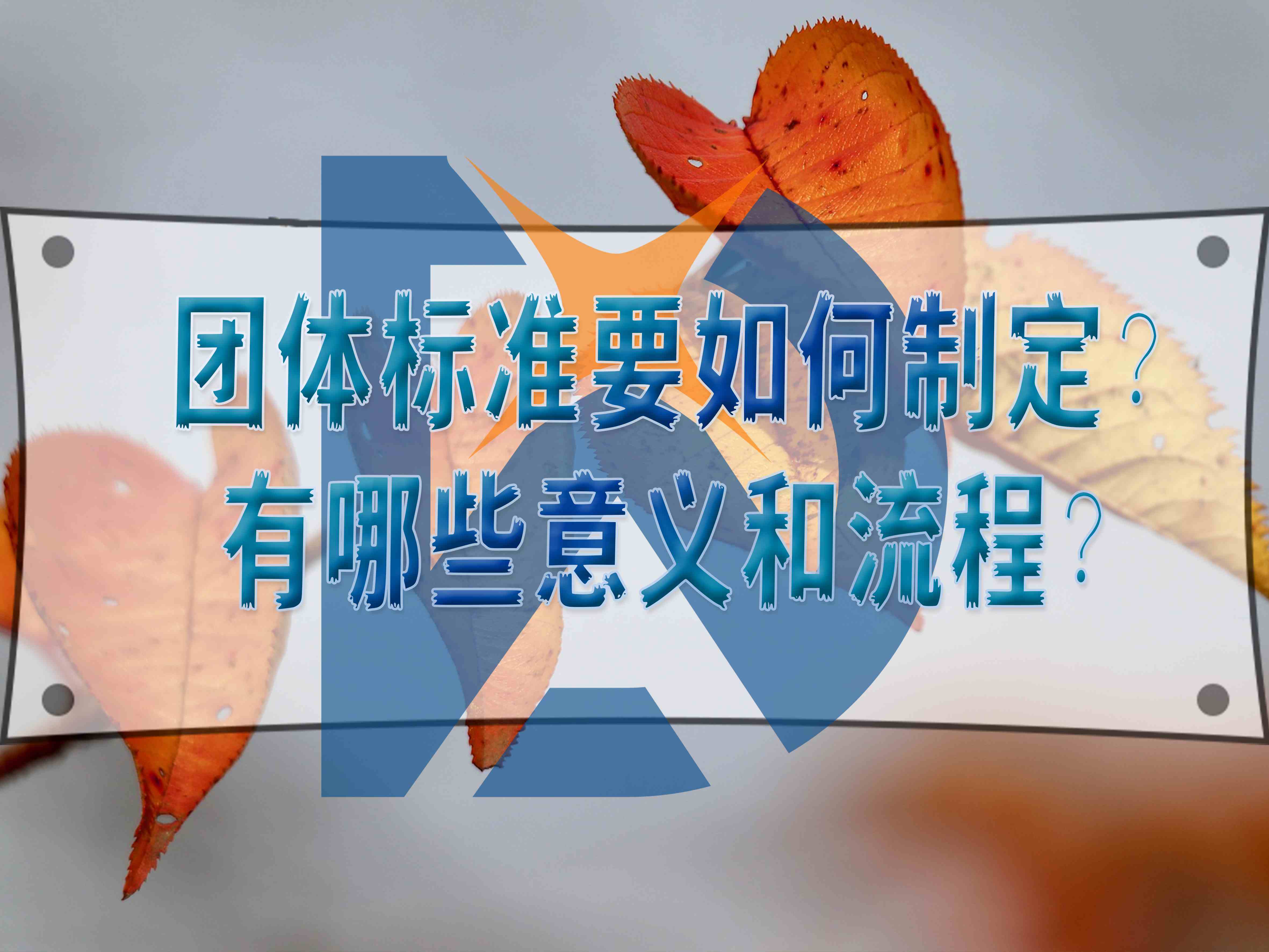 團(tuán)體標(biāo)準(zhǔn)要如何制定？有哪些意義和流程？