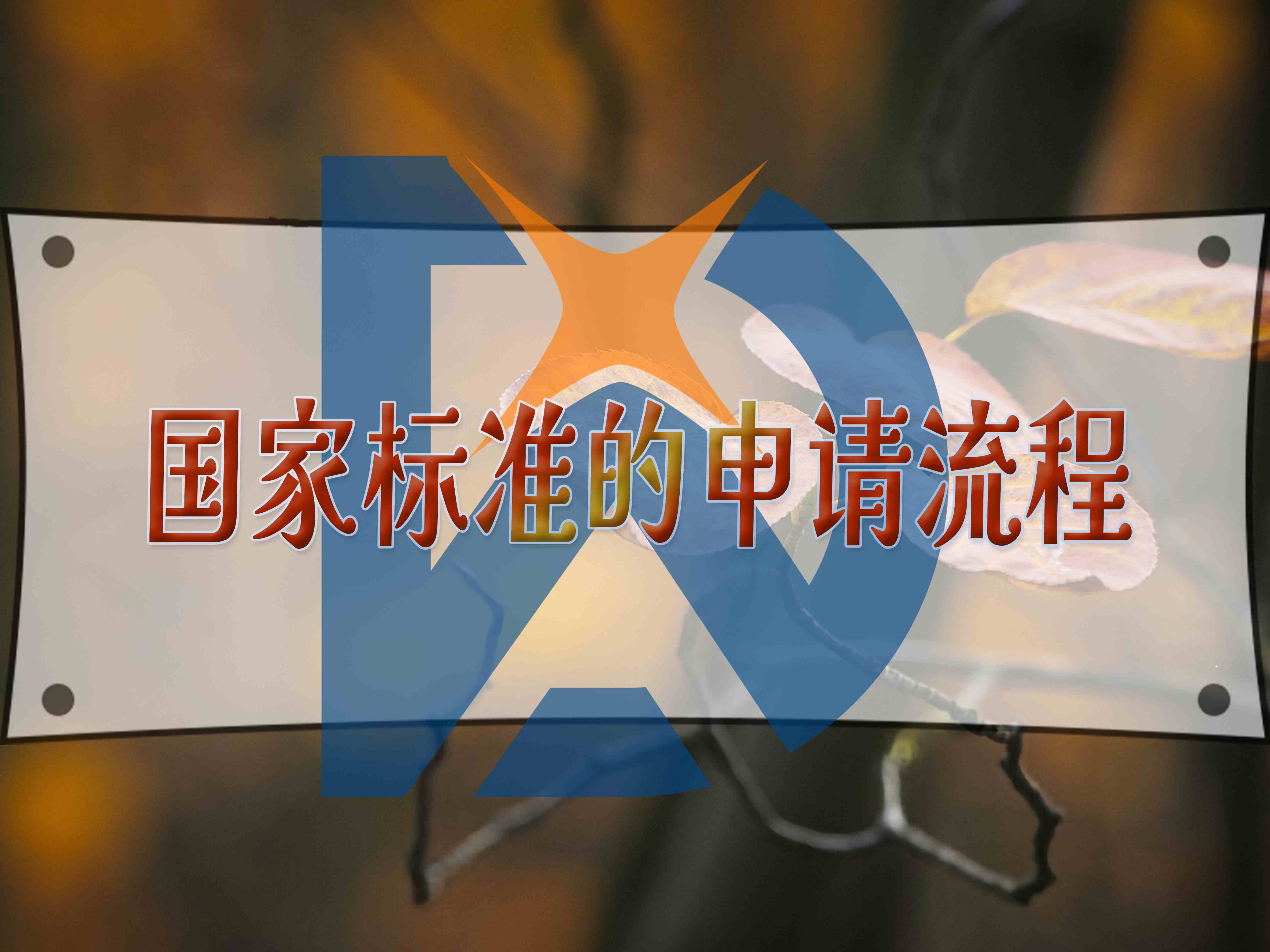 國家標(biāo)準(zhǔn)的申請步驟