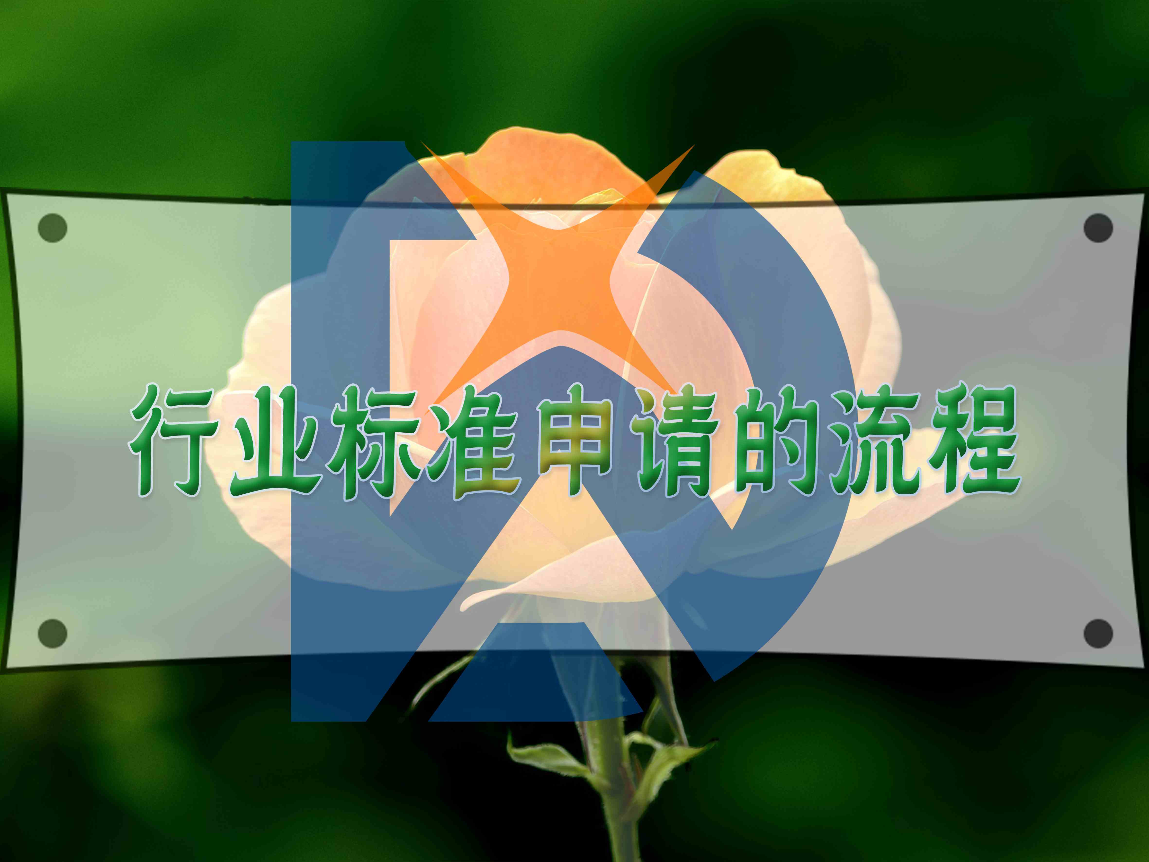 行業(yè)標(biāo)準(zhǔn)申請的流程
