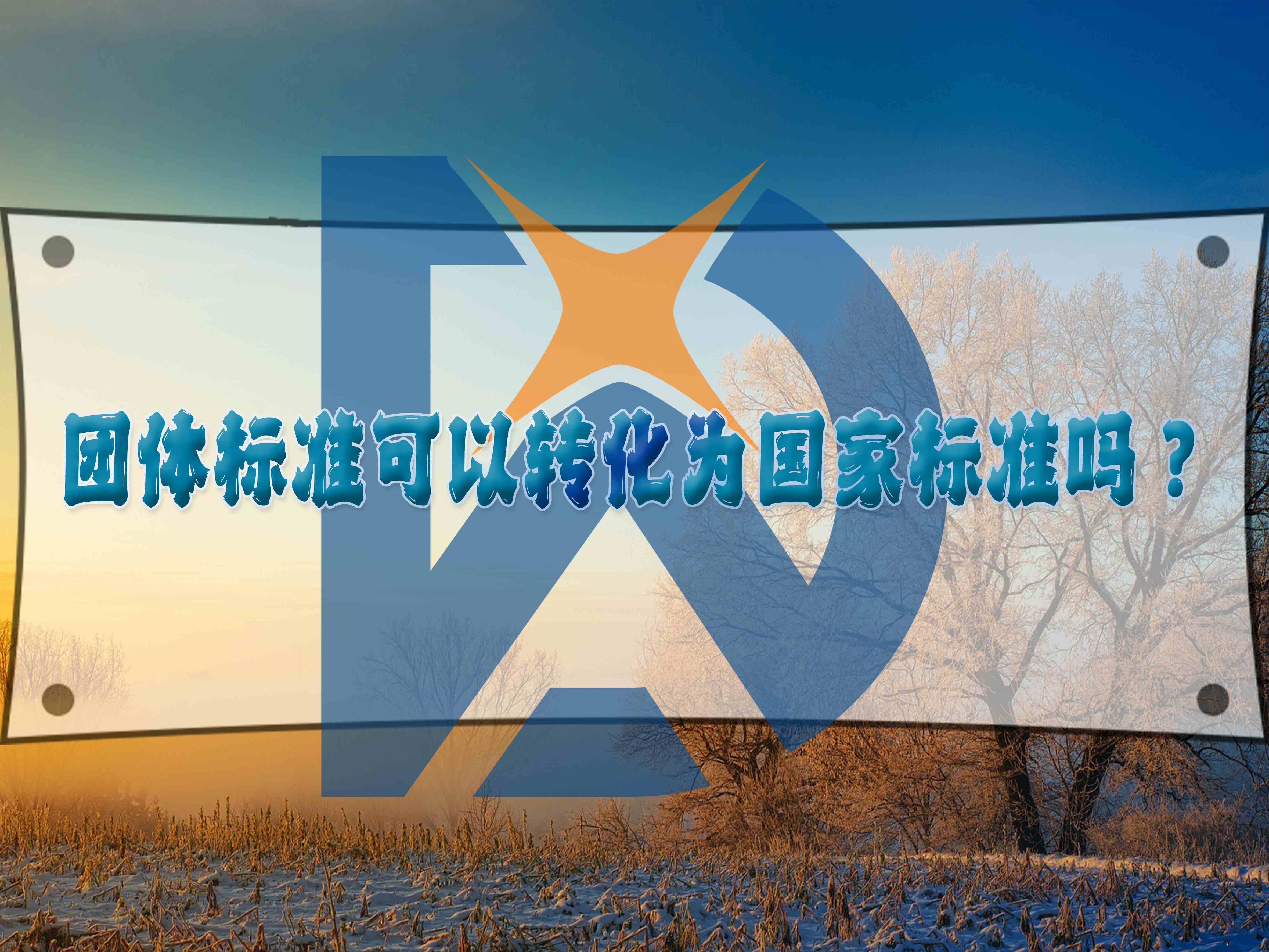 團體標準可以轉化為國家標準嗎？
