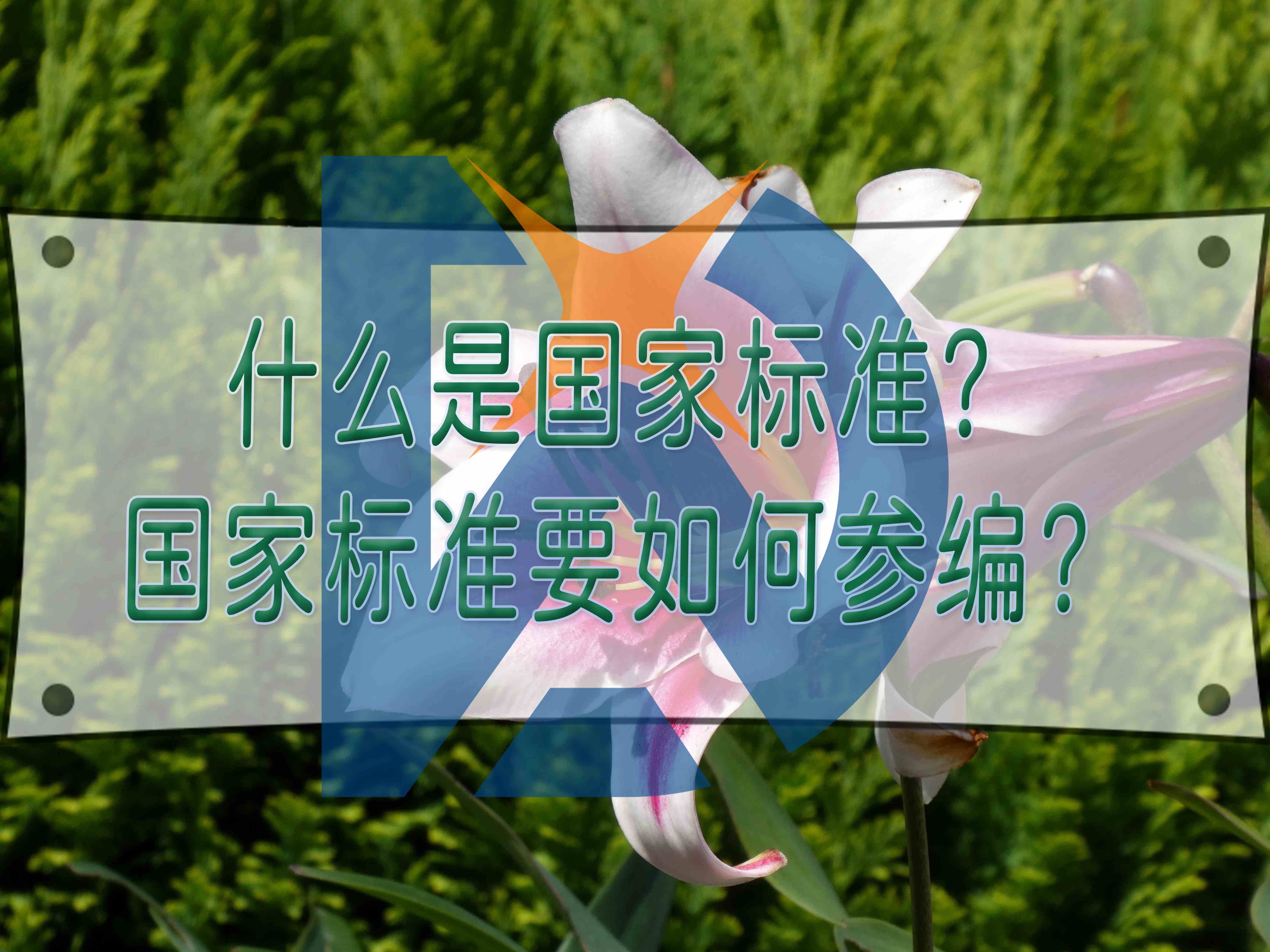 什么是國家標準？國家標準要如何參編？